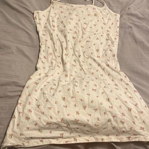 short white flower dress